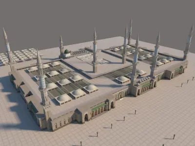 Masjid Nabawi 3D model