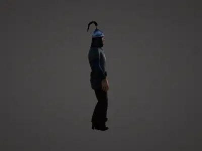 Orak Character Animated Free low-poly 3D model