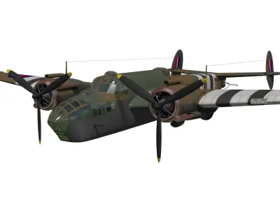 Armstrong Whitworth Albemarle 3D model