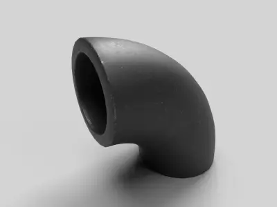 Elbow Pipe Long Radius 1 inch 3D model