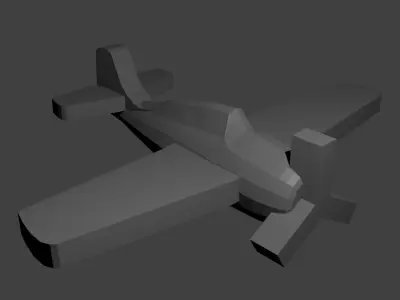 US F4F Wildcat Fighter Aircraft Free 3D print model