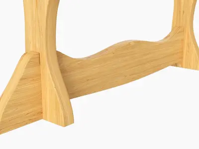 Katana wooden stand 01 3D model