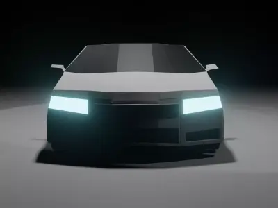 Low poly car 22 Free low-poly 3D model