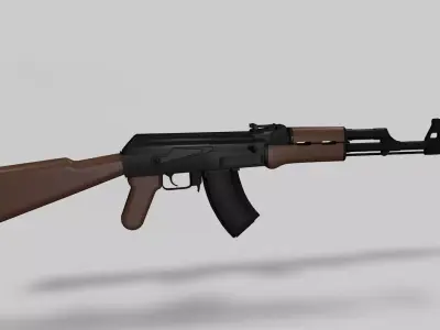 AK47 Gun 3D model purchase