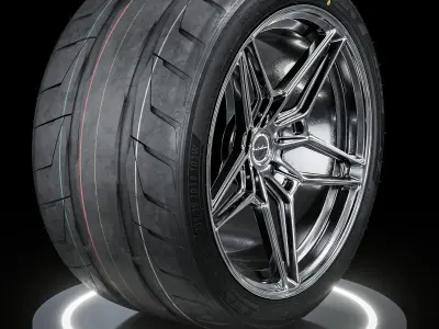 Nitto NT05 335 30 ZR19 103W 3D model