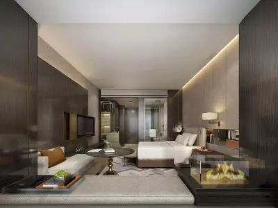 Free Hotel Room 3D SKP model Free 3D model purchase