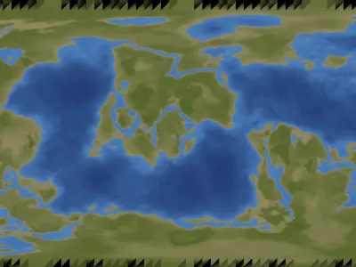 Planet Cekjratorakj w Microdisplacement Highpoly 3D model