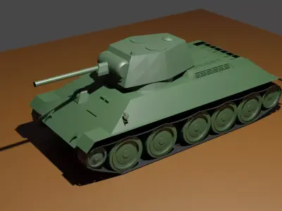 T-34 1942 Free 3D model