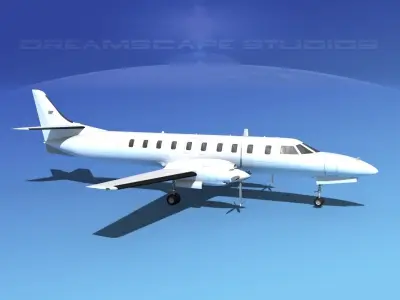 Swearingen SA226 Unmarked 2 3D model