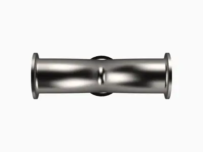 Sanitary Double Elbow 3D model