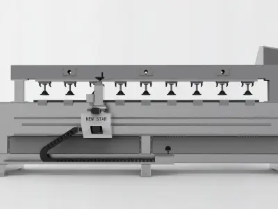 A side drilling machine 3D model