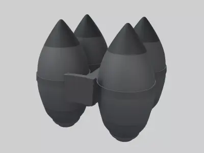 Jet Pack v2 002 Low-poly 3D model