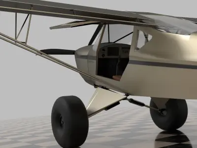 Kitfox - The Golden Fox 3D model