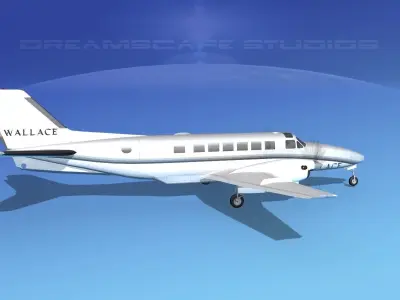 Beechcraft B99 Wallace 3D model