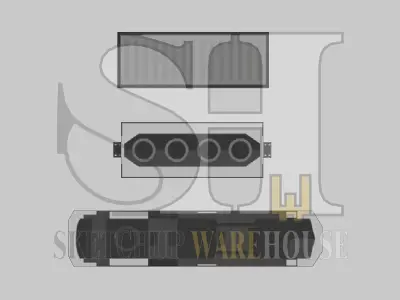 Empire MAP Low-poly 3D model