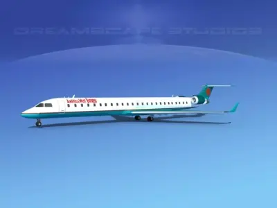 Bombardier CRJ1000 America West 3D model
