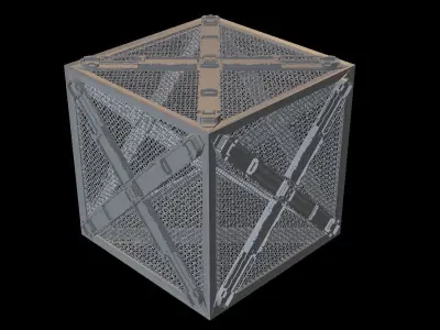 Crate Box 7  3D model