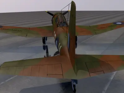Vultee Vengeance Mk-1 - RAAF 3D model