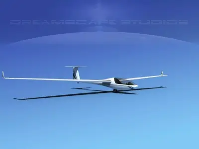 Glaser-Dirks DG-300 Glider V02 3D model