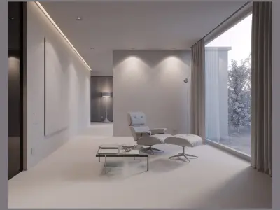 Free Cinema 4D and Corona interior scene Free 3D model