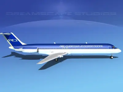 Douglas DC-9-50 Air Charter Intl 3D model
