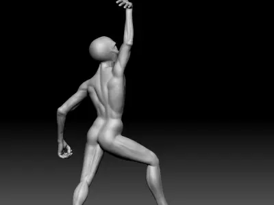 Alien Statue - 0170 3D print model