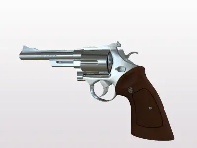 44 Magnum Handgun 3D model