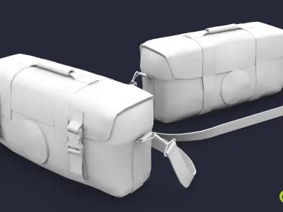 Medical Bag Low-poly 3D model