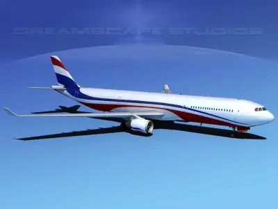 Airbus A330-300 Corporate 5 3D model