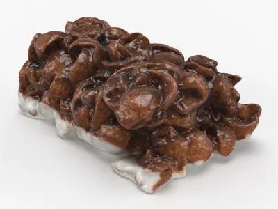 Koko Krunch Cereal Bar Set 3D model