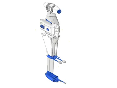 Starwars B-WING scale 1 in 87  3D print model