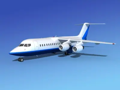 BAe 146-300 Corporate 1 3D model