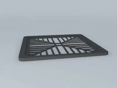 Drain grate 3D model