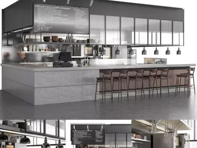 Restaurant 02 3D model