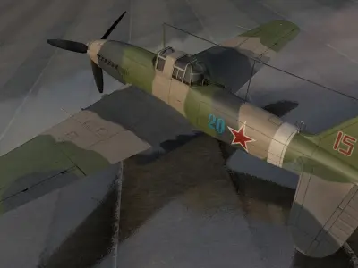 Ilyushin IL-10 3D model