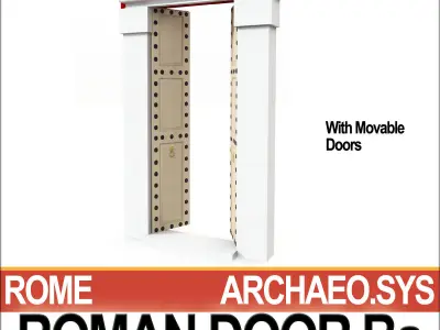 Roman Door Ba 3D model