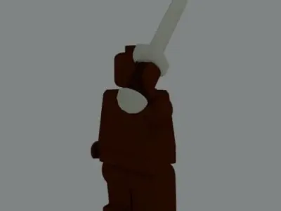 Lego sword Free 3D model