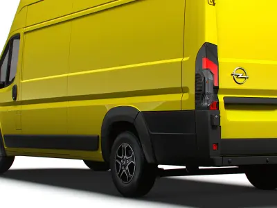 Opel Movano Van L4H3 2024 3D model