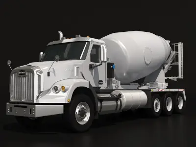 Autocar Construction Collection 3D model