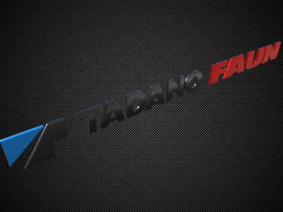 tadano faun logo 3D model