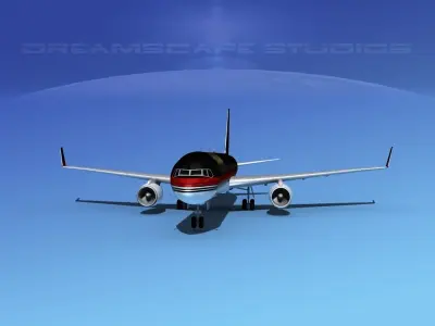 Boeing 757-200 Trump 3D model