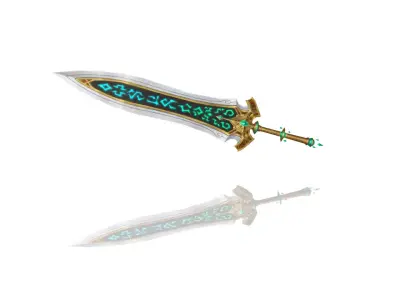 Runic Greatsword Low-poly 3D model