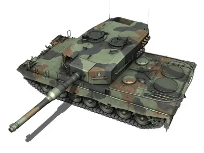 Leopard 2A4 MBT - Polish Armed Forces 3D model