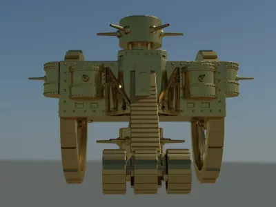Tzar Tank 3D model