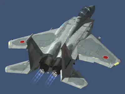 JASDF F-15DJ 3D model