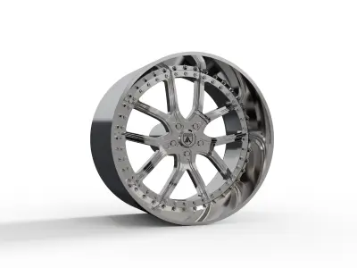 ASANTI AF150 WHEEL 3D MODEL 3D model