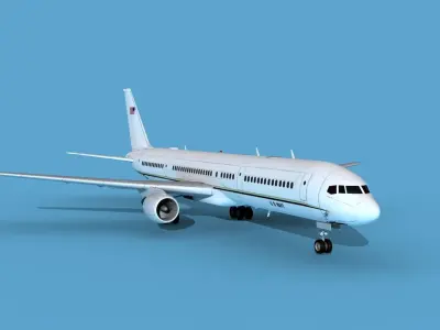 Boeing C-32A US Navy V01 3D model