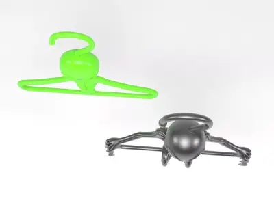 Alien Hangers 2 3D print model