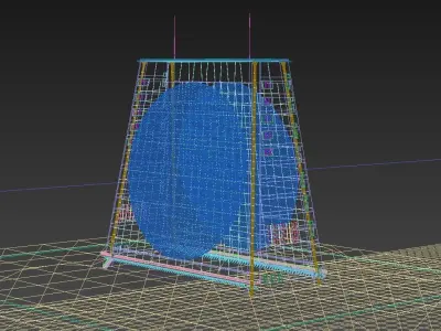  Paving Claw Phased Array Radar  Chinese Radar 3D model
