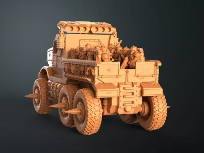 Traitor transport truck 3D print model